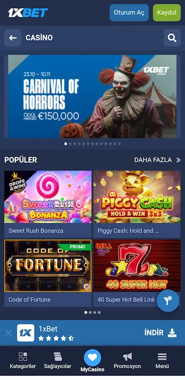 1xbet casino oyunları - canlı rulet ve slotlar
