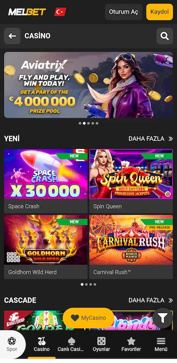 melbet casino oyunları - canlı rulet ve slotlar